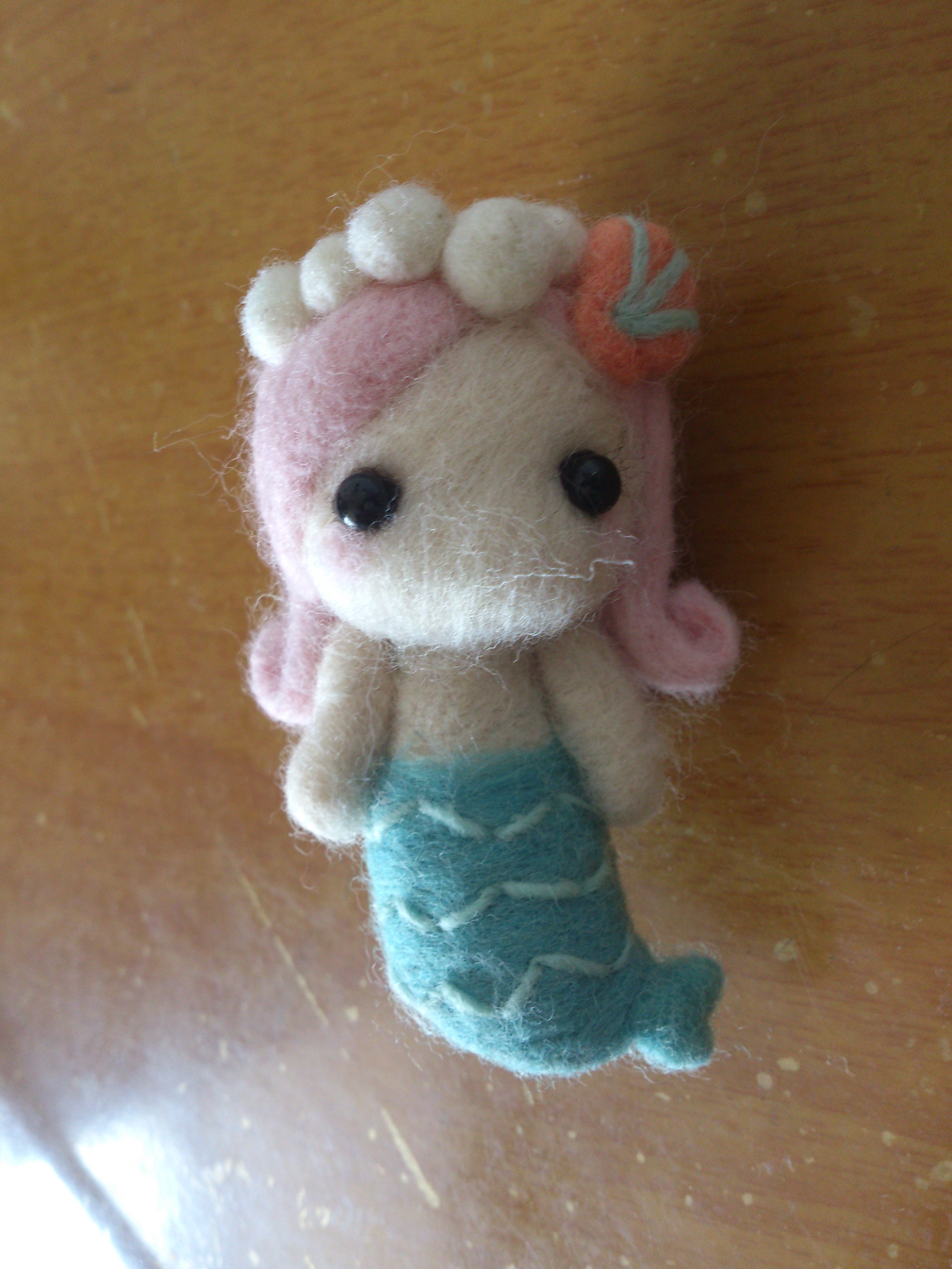 felt mermaid front